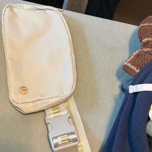 Lululemon Silver Belt Bag